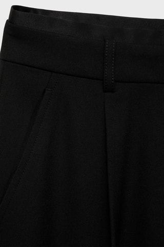 Pantalon droit pinces - Noir
