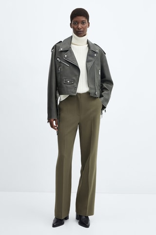 Pantalon droit - Vert