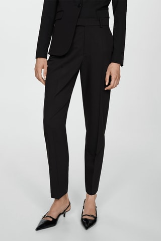 Pantalon droit costume - Noir