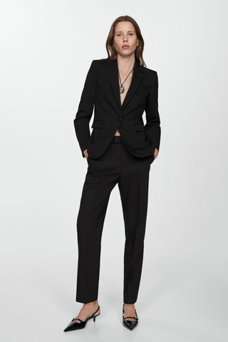 Pantalon droit costume - Noir