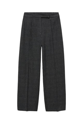 Pantalon droit tweed - Noir