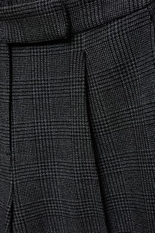 Pantalon droit tweed - Noir