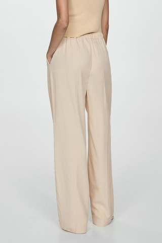 Pantalon Lyocell plissé - Beige