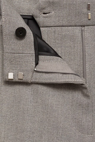 Pantalon évasé taille haute - Gris