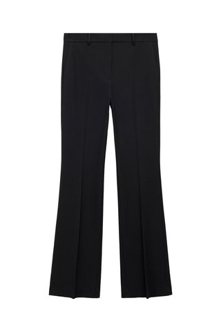 Pantalon évasé taille haute - Noir