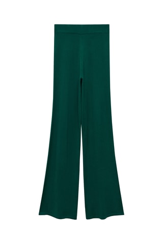 Pantalon maille wideleg - Vert