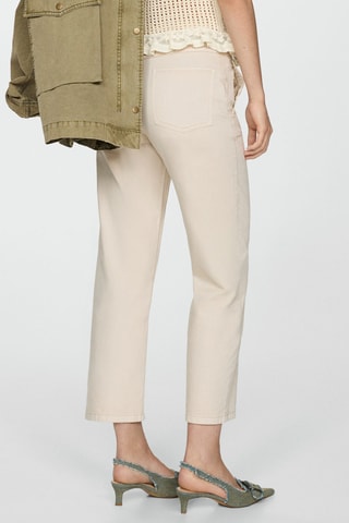 Jean slouchy ceinture - Écru