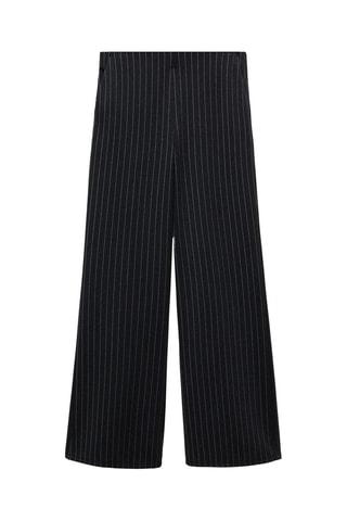 Pantalon droit maille point de Rome - Anthracite