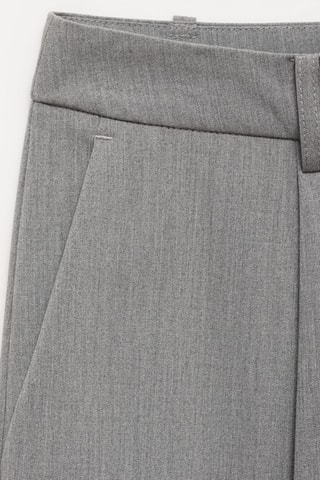 Pantalon droit pinces - Gris
