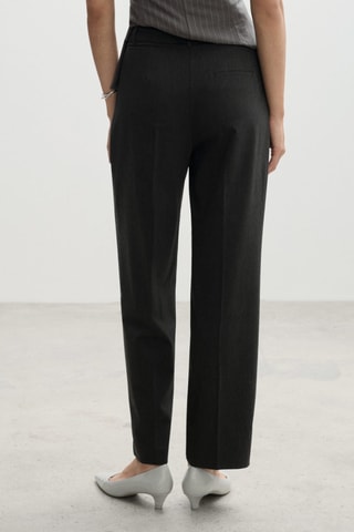 Pantalon droit pinces - Anthracite