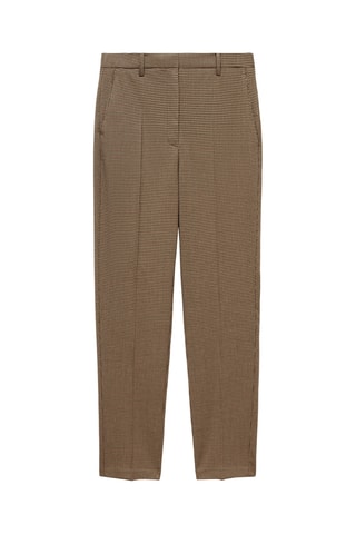 Pantalon skinny taille normale - Marron