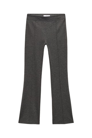 Pantalon flare coutures - Gris