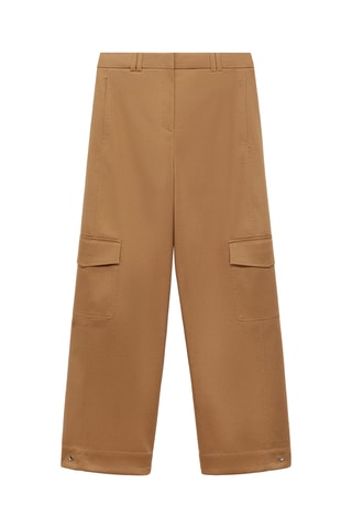 Pantalon cargo coton - Marron