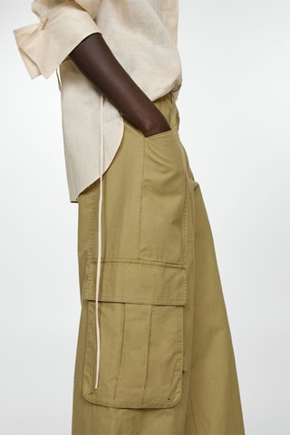Pantalon cargo poches - Vert