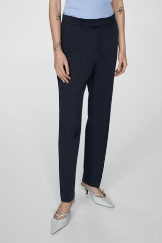 Pantalon droit costume - Bleu nuit
