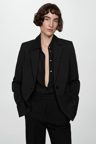 Pantalon droit costume - Noir
