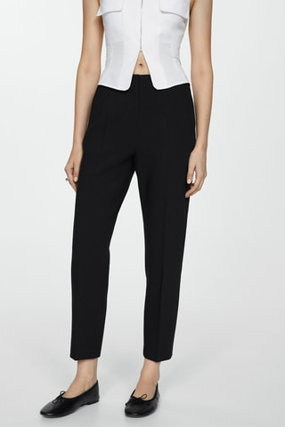 Pantalon à pinces - Noir
