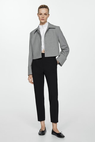 Pantalon à pinces - Noir