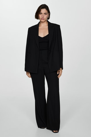 Pantalon wide legs - Noir