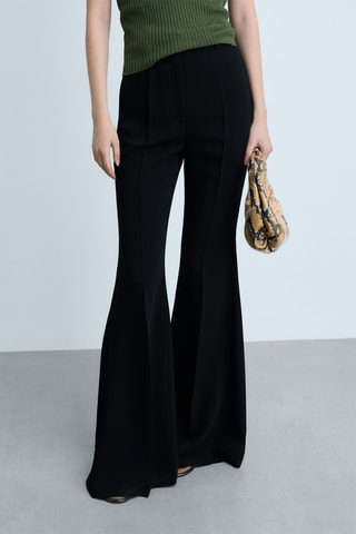 Pantalon maxi flare - Noir