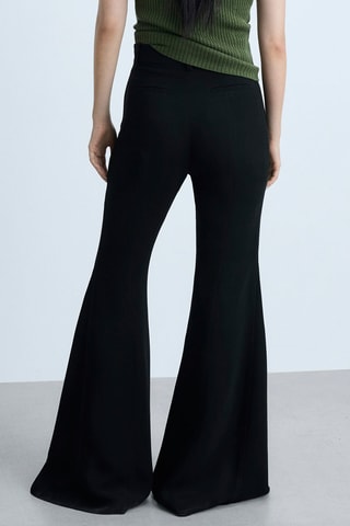 Pantalon maxi flare - Noir