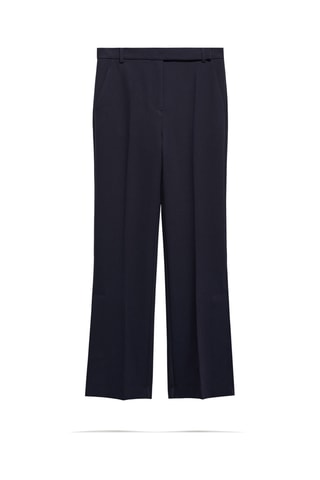 Pantalon droit ouvertures - Bleu marine