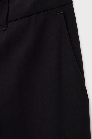 Pantalon pinces wideleg - Noir