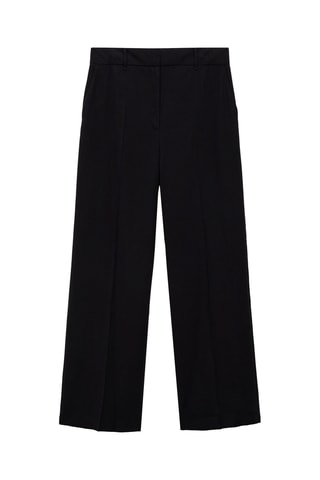 Pantalon pinces wideleg - Noir