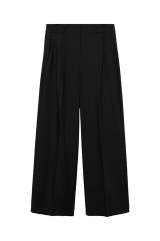 Pantalon droit pinces - Noir