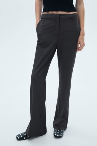 Pantalon de costume flare - Gris