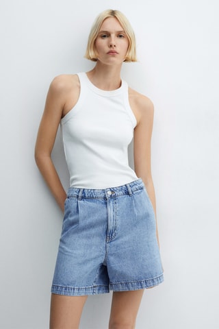 Short jean slouchy - Bleu