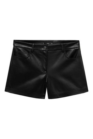 Short similicuir - Noir