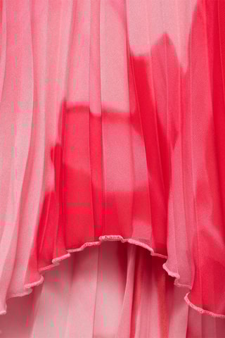 Jupe plissée imprimée - Rose