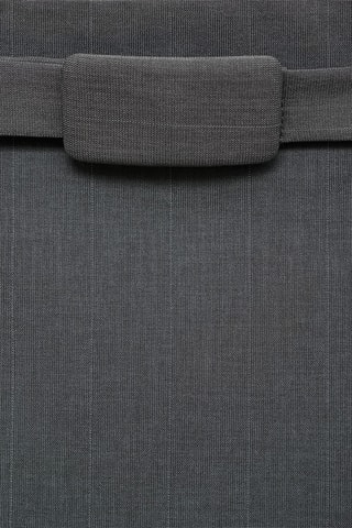 Jupe crayon rayures tennis - Gris