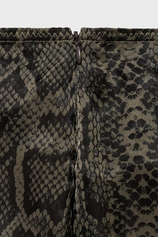 Jupe organza serpent - Vert