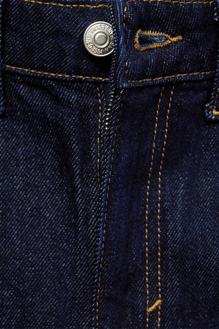Bermuda en jean rinse wash - Bleu