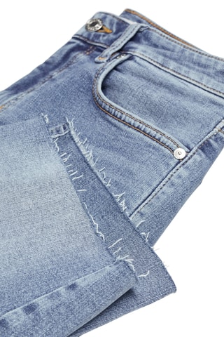 Bermuda en jean slim fit - Bleu