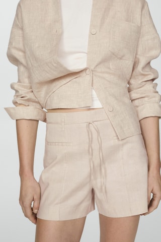 Short lin nœud - Beige