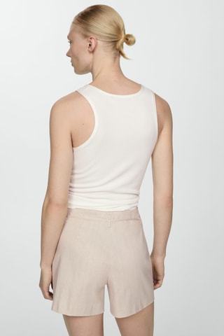 Short lin nœud - Beige