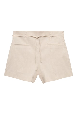Short lin nœud - Beige