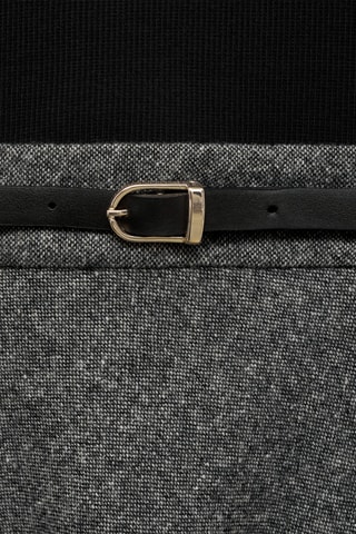 Robe combinée col montant - Noir