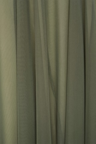 Robe asymétrique tulle coutures - Vert