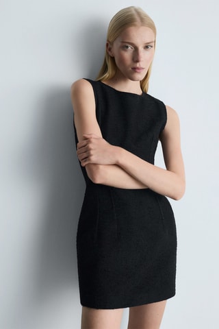 Robe courte cintrée - Noir