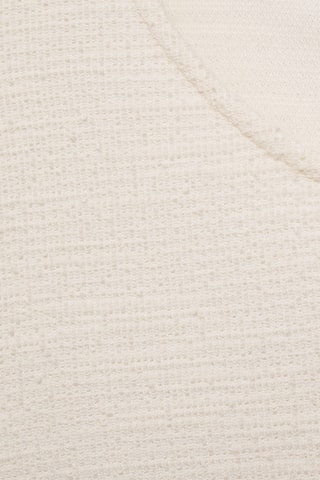 Robe courte tweed - Écru