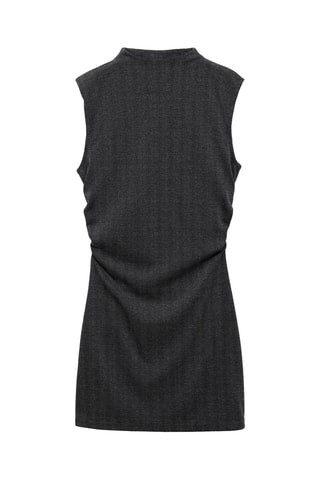 Robe à motif chevrons - Gris