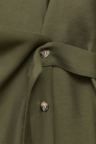 Robe chemisier croisée - Vert
