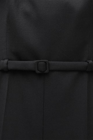 Combi-short ceinture - Noir