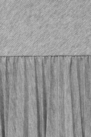 Robe longue plissée - Gris