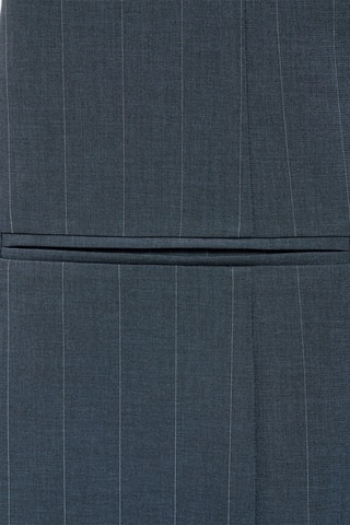 Robe courte fines rayures - Bleu marine