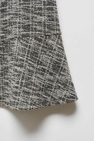 Robe tweed chinée - Écru